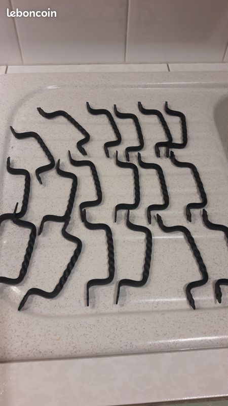 18 Poignées travaillées, torsadées Longueur 13cm (image 3)