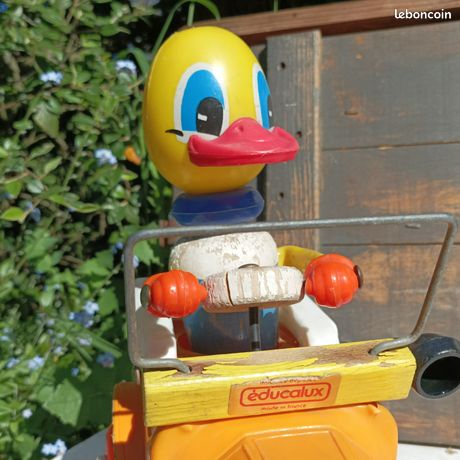 Joli Jouet ancien 1960 en bois EDUCALUX fabriqué en France