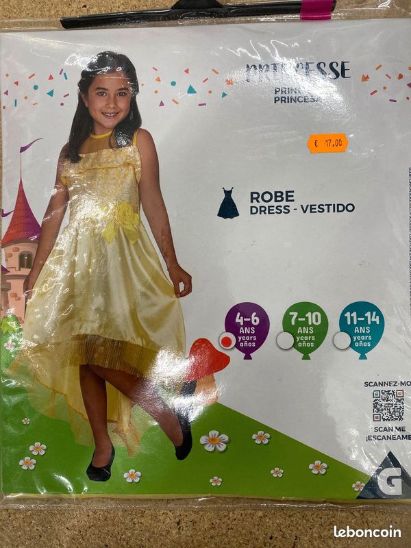 Déguisement enfant princesse (image 1)