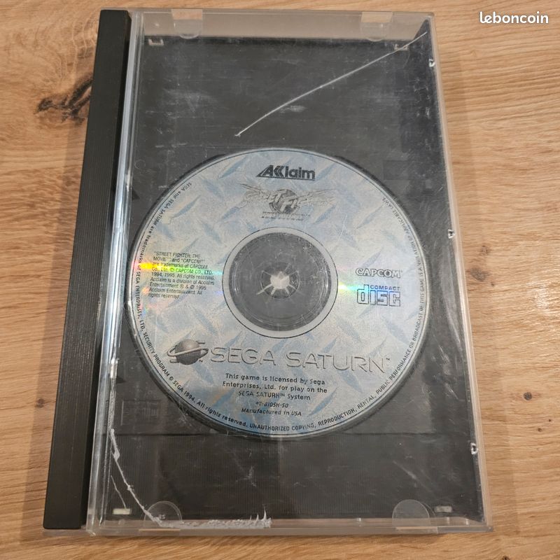 Street Fighter The Movie - Sega Saturn - PAL SECAM - Emballage d