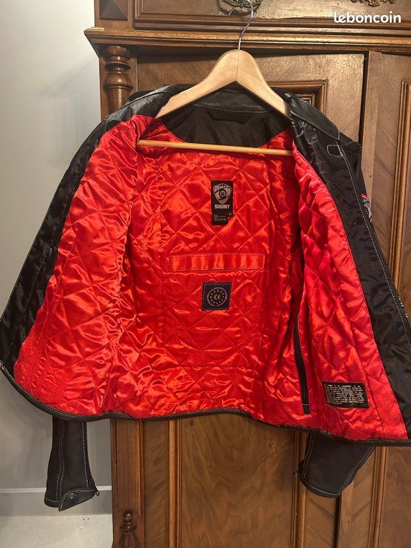 Magnifique Blouson moto SUOMY femme cuir taille L (image 6)