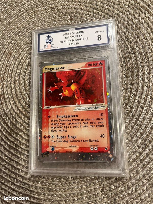 magmar ex pokemon card eBay Auction Item 364907538883 TCG Cards 2004 Team Rocket Returns Colorless Retreat Cost Why is this Magmar ex