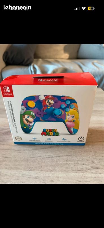 Manette Nintendo Switch Mario (image 1)