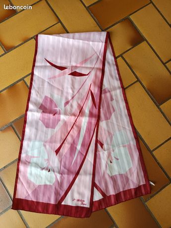 Foulard / Écharpe St. Hilaire Paris - Couleur Bleu - Neuf Avec étiquettes