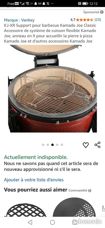 Grilles de cuisson multi-niveaux avec déflecteurs de chaleur en céramique, kit système (image 5)