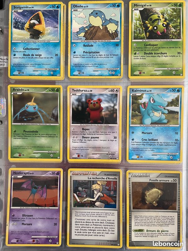 Lot de 37 cartes Pokémon 2008 DP Trésors Mystérieux (image 7)