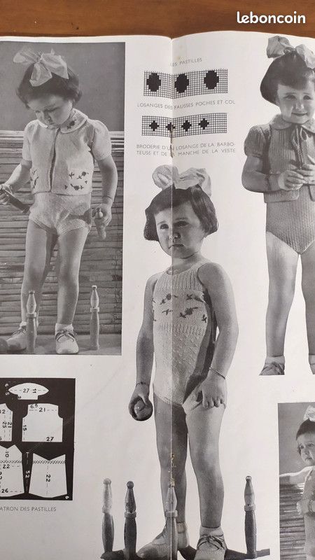 Tricot layette vintage des années 30 (image 5)