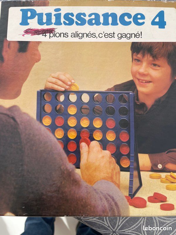 Puissance 4 Vintage MB 1979 - Jeu De Société - Excellent état - 2 Joueurs - Fabriqué En Allemagne