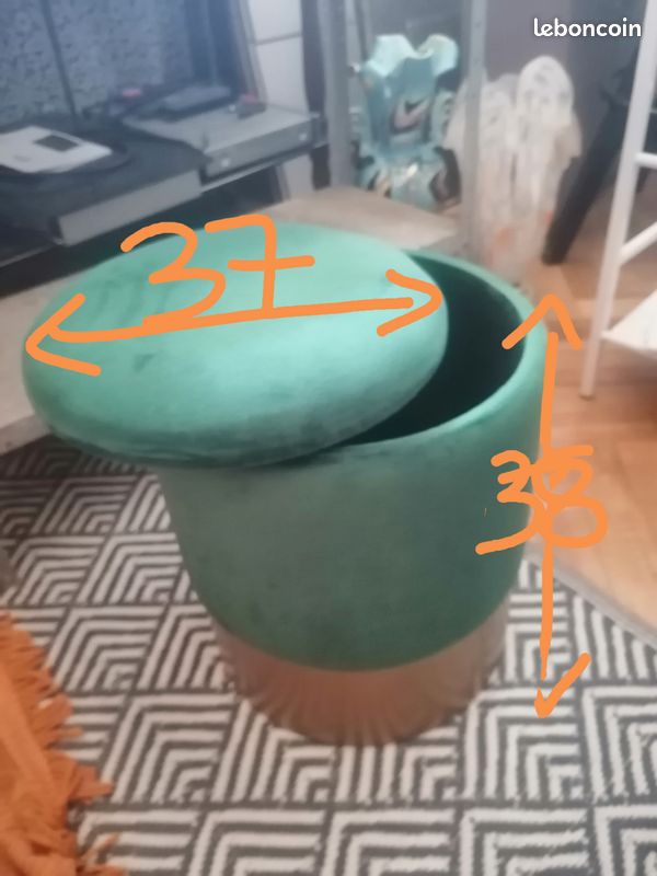 Chaises de bar, pouf (image 3)