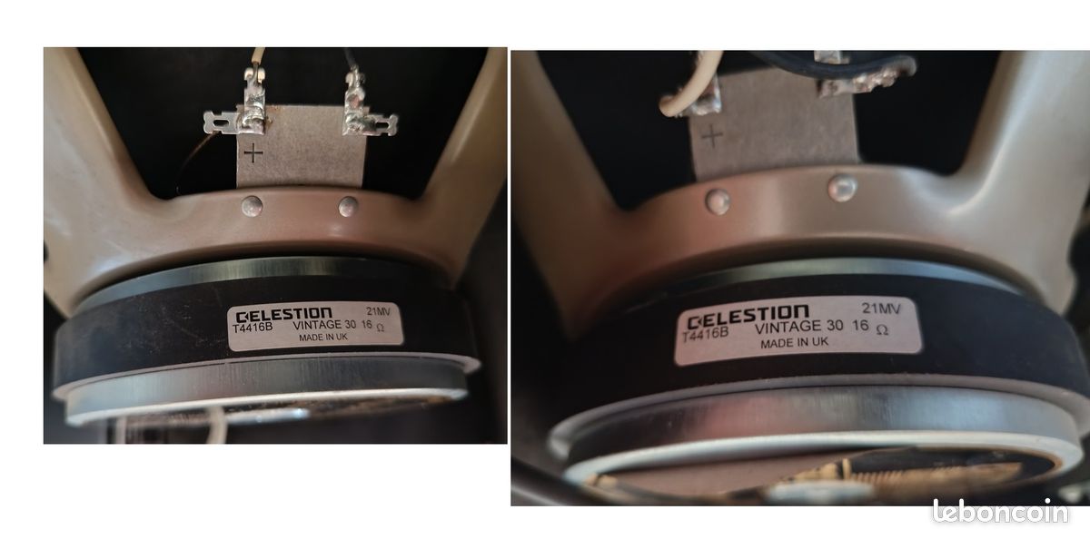 CELESTION VINTAGE 30 UK- Paire de HPs guitare 12" 16 ohms (image 2)
