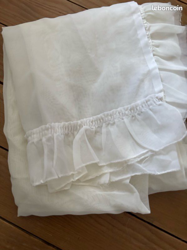Rideaux blanc 208cm (image 8)
