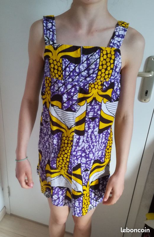 Tunique fait main, motif africain (image 1)