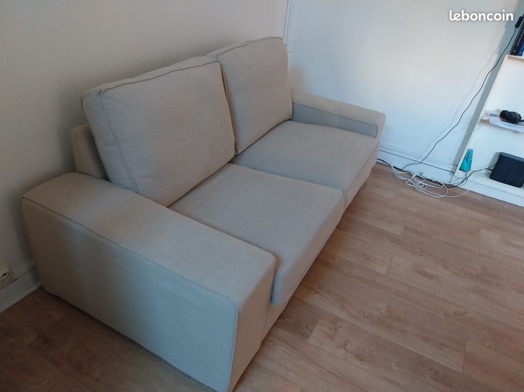 Canapé Ikea KIVIK 2 places beige (image 2)