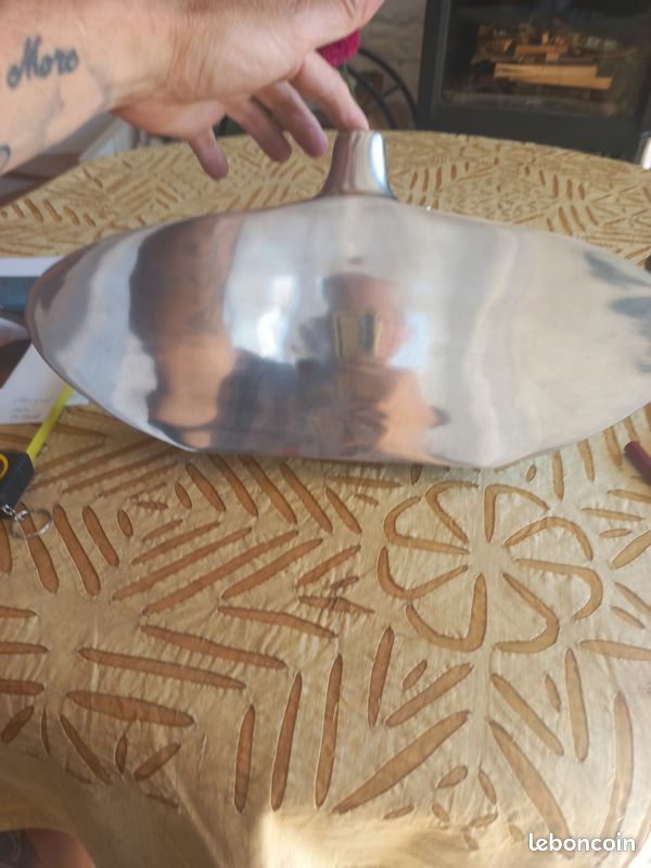 Vase oblongue aluminium (image 1)