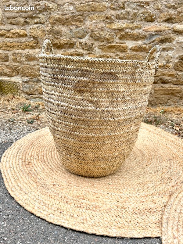 Panier rotin tressé XL (image 4)
