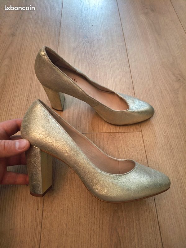 Escarpin Doré Minelli Escarpin Minelli Doré Taille 39 Chaussures