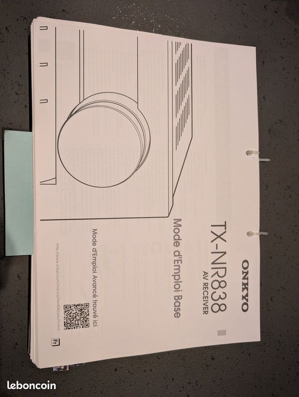 Ampli home cinema ONKYO TX-NR838 (image 4)