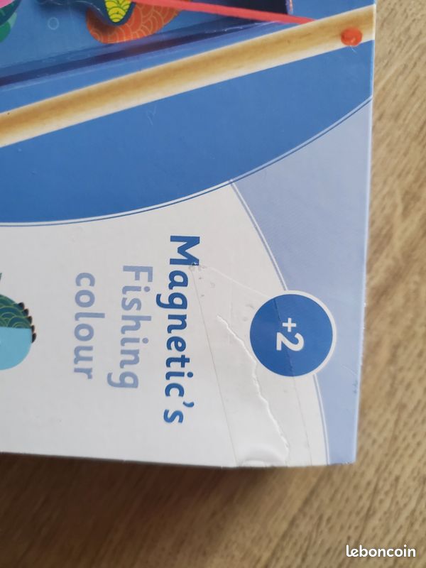 Jeu premier âge peche à la ligne bois djeco neuf (image 2)