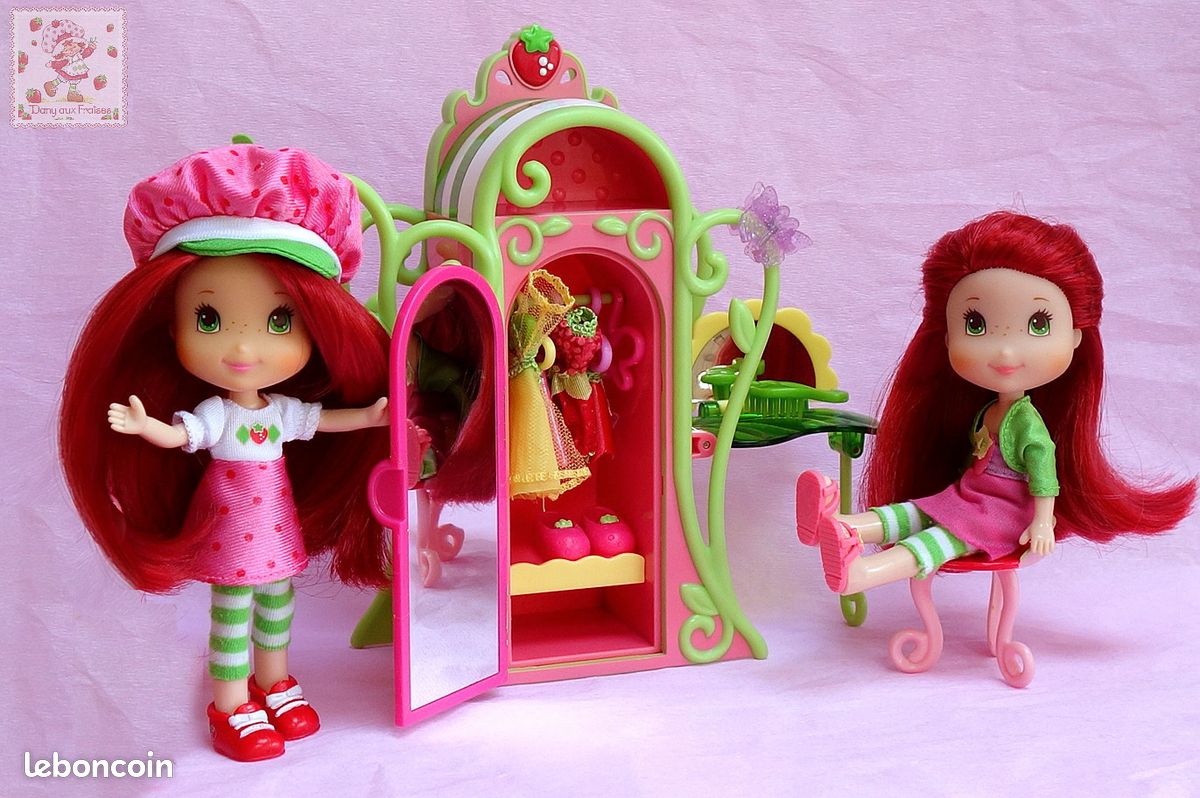 Poupée Charlotte Aux Fraises (Strawberry Shortcake) N°S489 - 14 Cm - Très Bon état