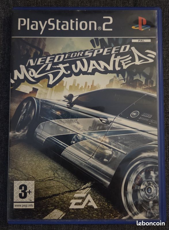 Need For Speed Most Wanted - Jeu PS2 Français - État Correct, Jeu Opérationnel