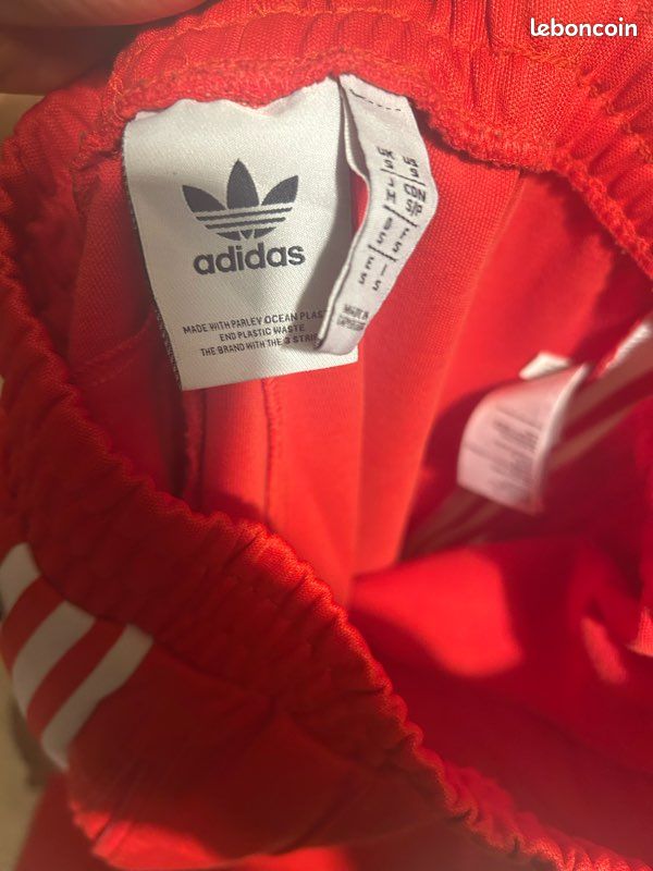 Jogging survêtement adidas rouge (image 3)