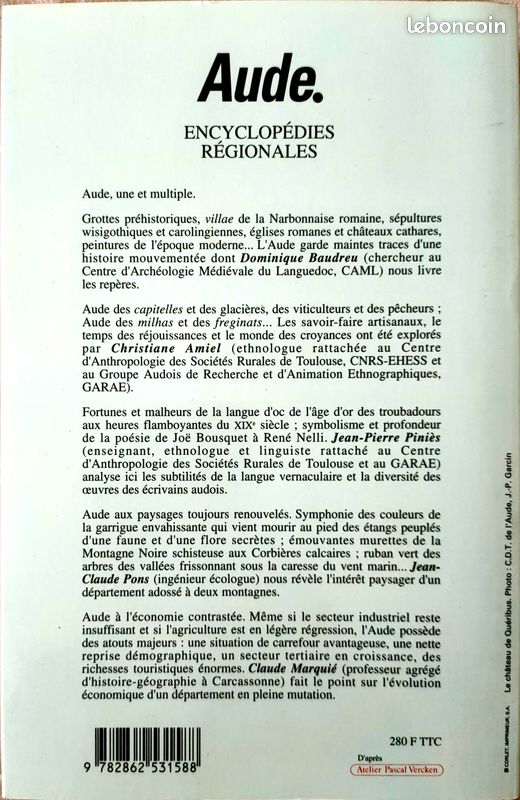 Lot 2 livres Aude éditions Bonneton et abbaye de Cluny par Agnès Gerhards (image 5)