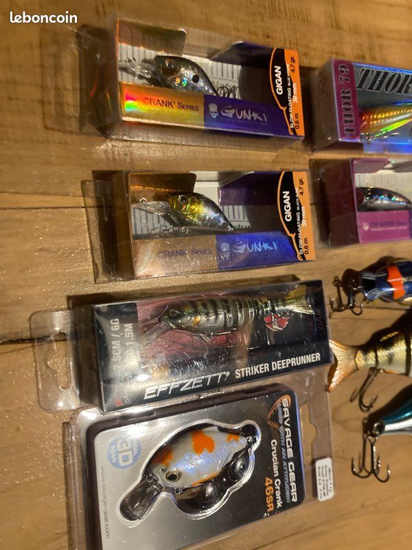 Lots de leurres durs surface cranks et swim baits (image 3)