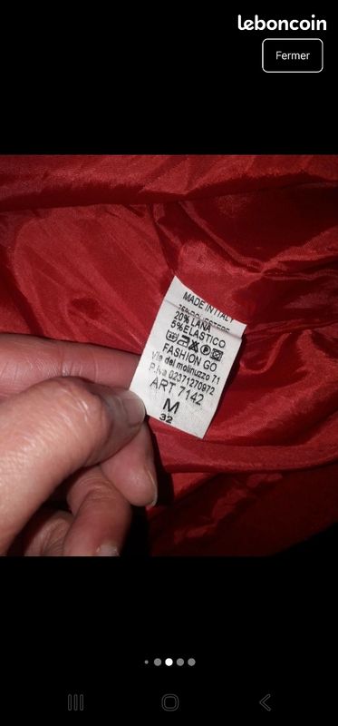 Manteau rouge neuf (image 5)