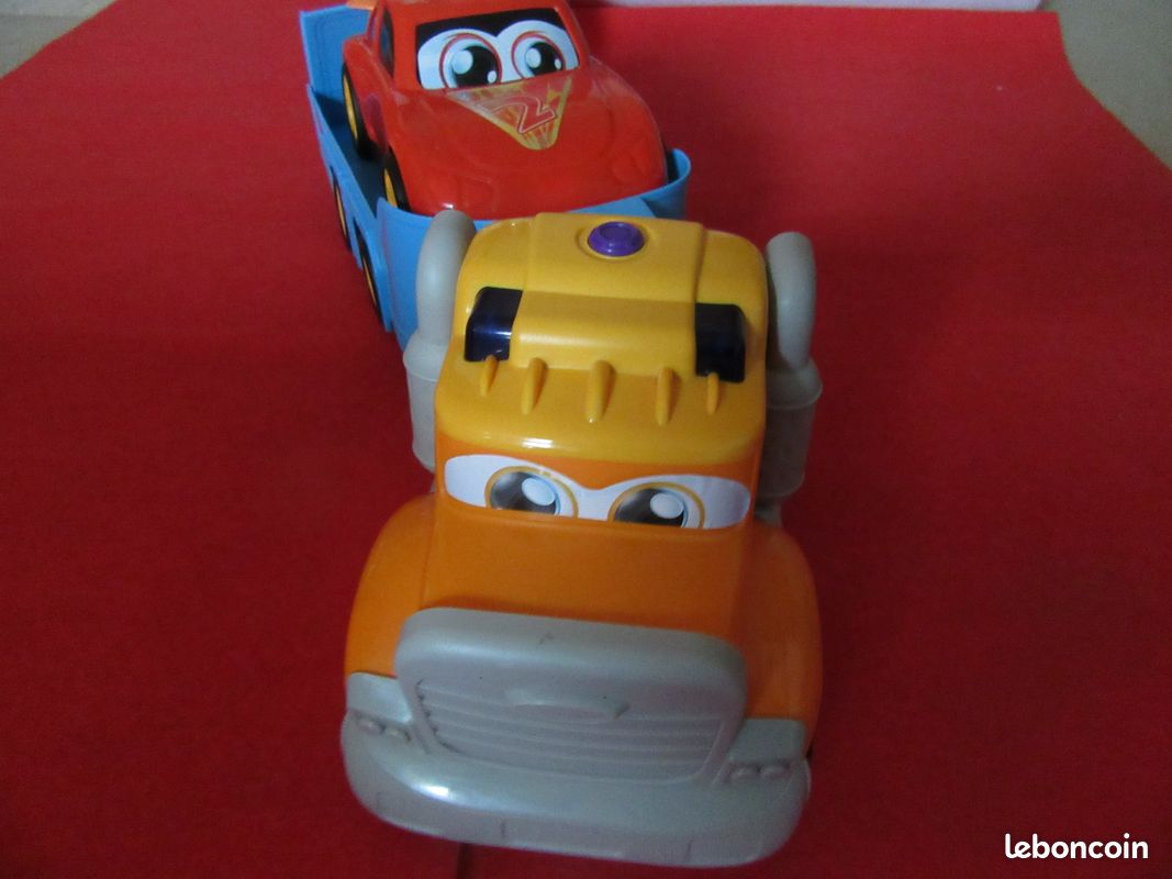 Jouets, camion de transport avec véhicule (geo44) (image 2)