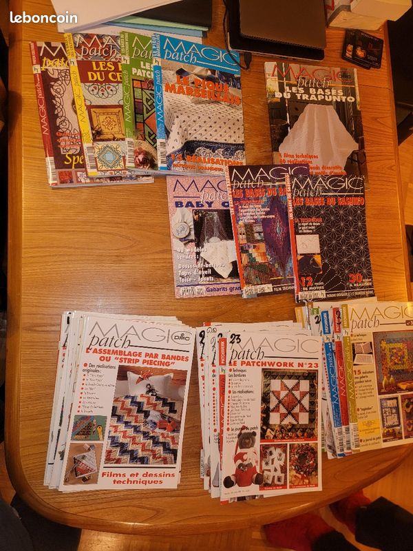 Lot livre et magazine patchwork, quilt et bouti (image 8)