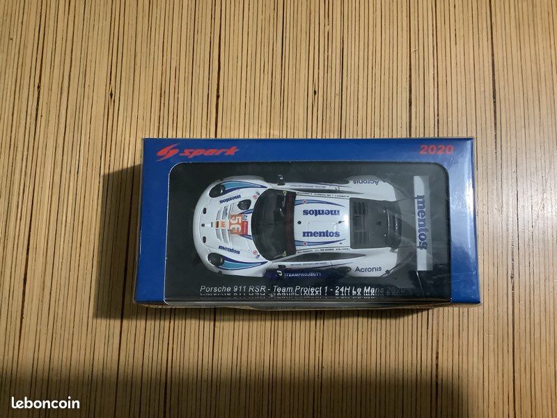 Porsche 911 RSR Le Mans 2020 Spark 1/43 Maquette Voiture De Course