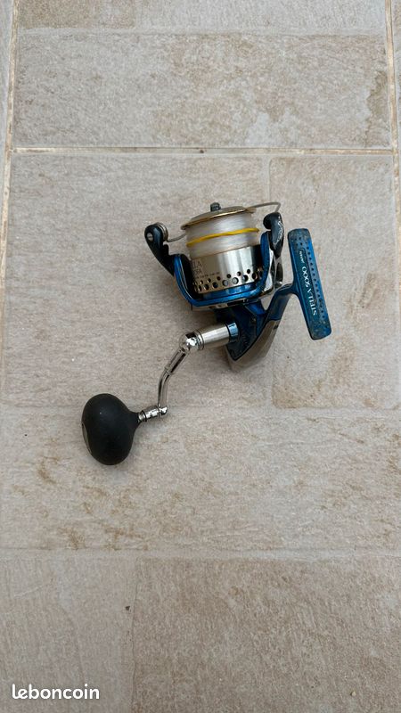 Moulinet Toupie Shimano Stella 5000 SC66 Occasion - Fabriqué Au Japon, Taille 3000, Pour Pêche En Mer