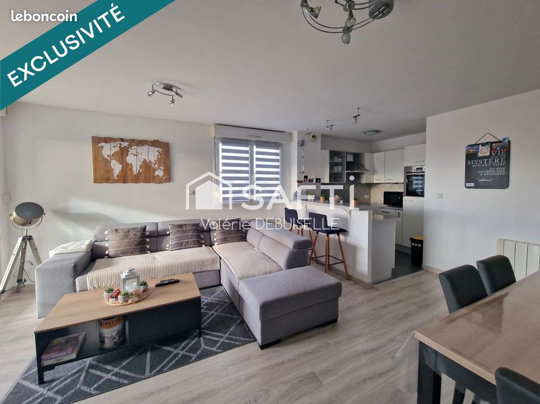 Appartement 2 pièces 45 m² · à Nœux-les-Mines · 45 m² · 122 000 €
