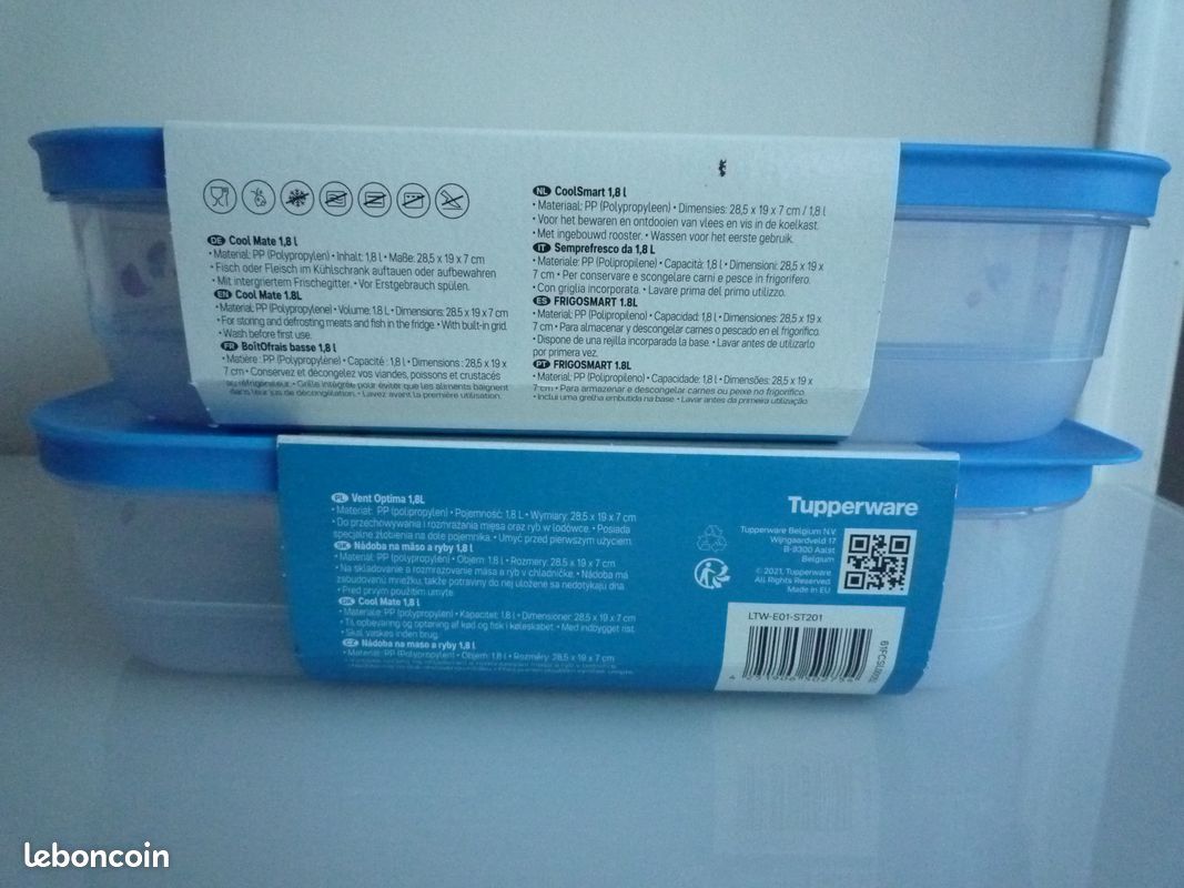 Set de 2 boîtes TUPPERWARE (Neu und originalverpackt) in Treyvaux für