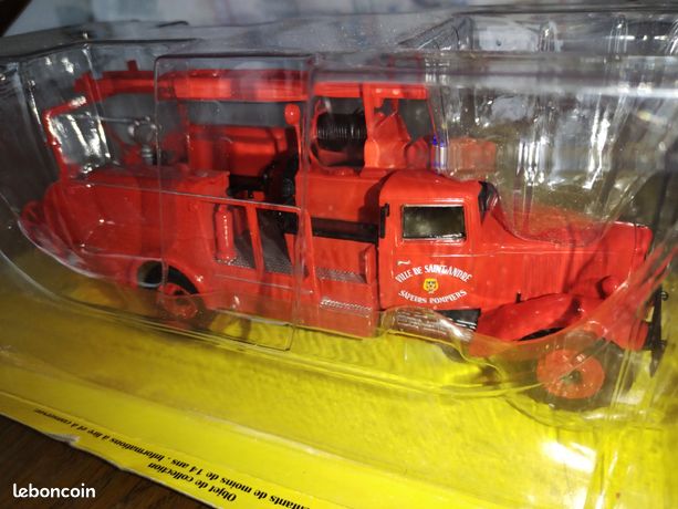 Camion De Pompiers Citroën Type 46 Fourgon Pompe Guinard N°54 - Modèle Réduit 1/43 Hachette - Occasion Comme Neuf