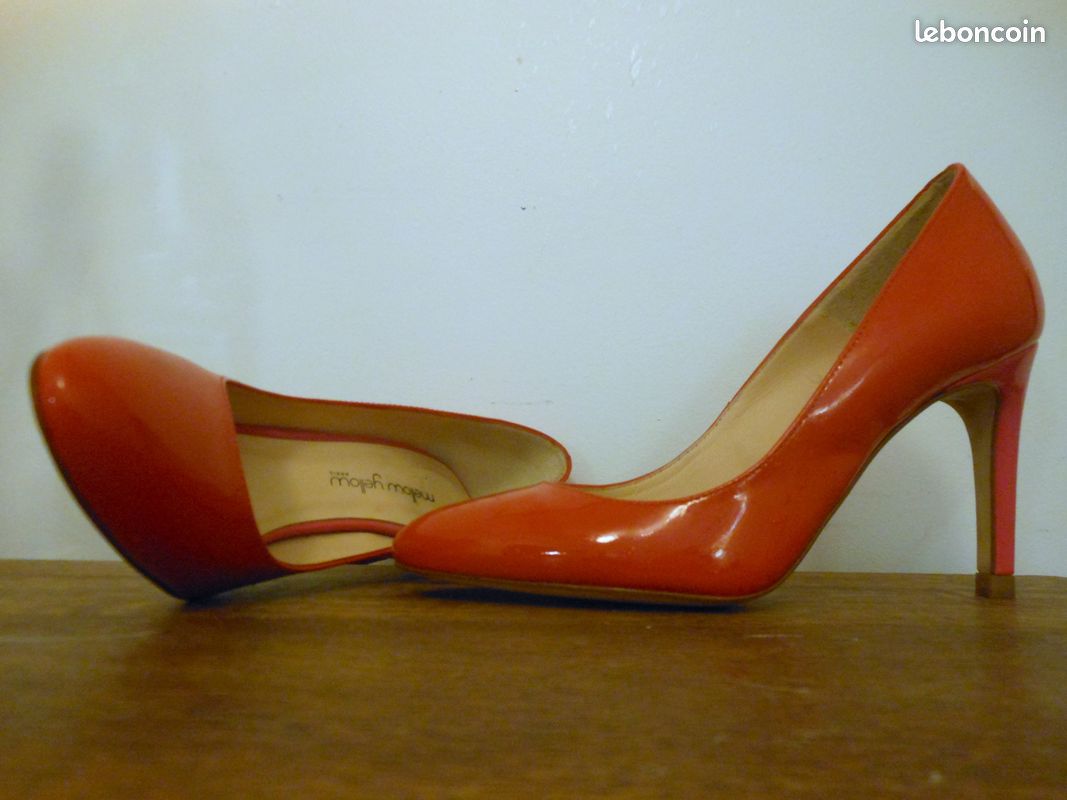 Mellow Yellow Escarpins Bordeaux Vernis Escarpins Mellow Yellow 35