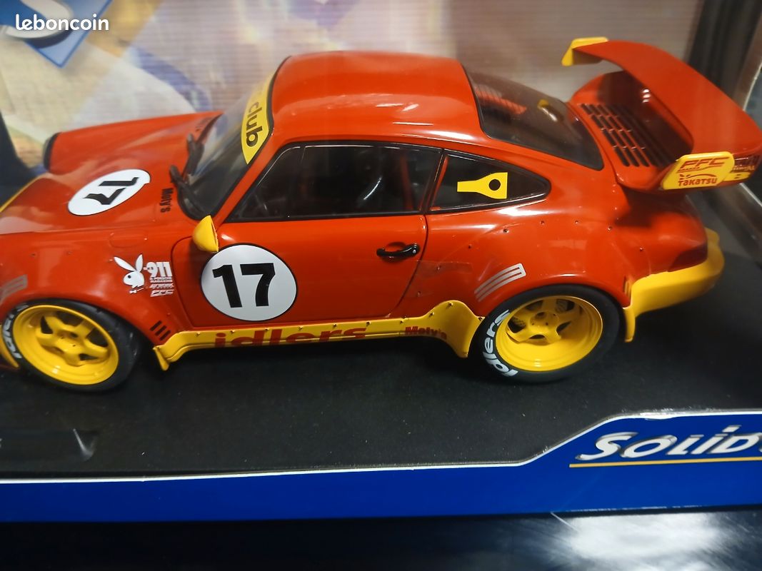 Cause deces voiture miniature solido porsche 964 rwb matys idlers rouge (image 1)
