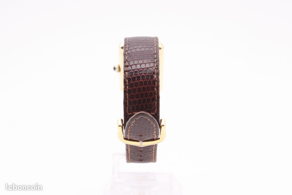 Montre Cartier Tank Vermeil « Sunburst » (image 3)