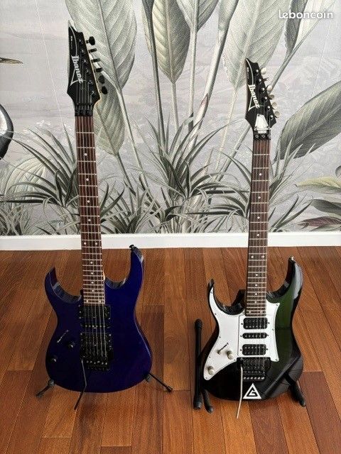 2 GUITARE ELECTRIQUES pour GAUCHER IBANEZ RG SERIES – LH 470 DX (image 1)