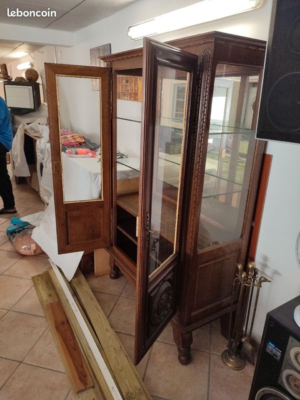 Armoire bois Vitré deux portes (image 2)