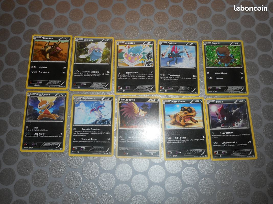 Cartes Pokemon série Ombre (image 1)