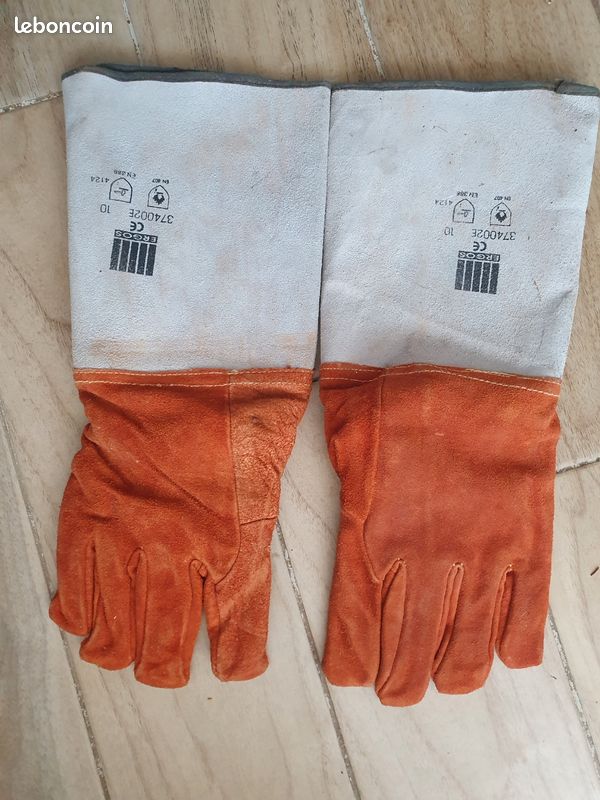 Gant de soudeur en cuir Ergos Taille 10 (image 1)