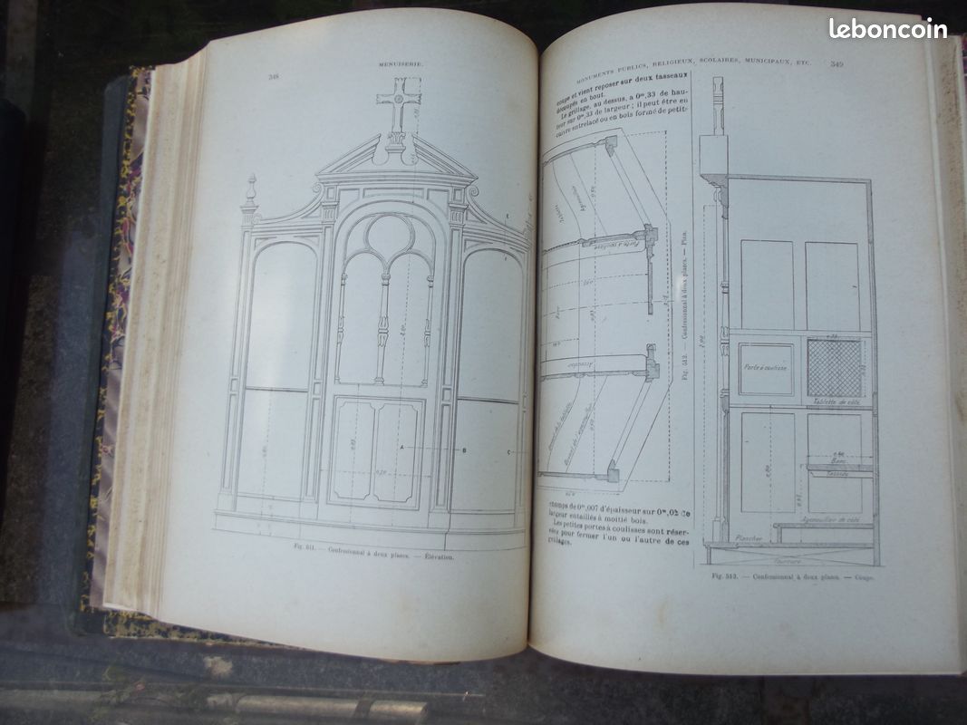 Traité de Menuiserie en 3 Tomes de 1898 (image 9)