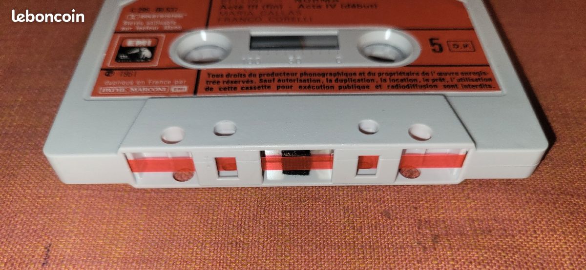 Coffret 3 cassettes audio opera 2 actes 1961 bellini callas cotelli ludwig etc.. (image 6)