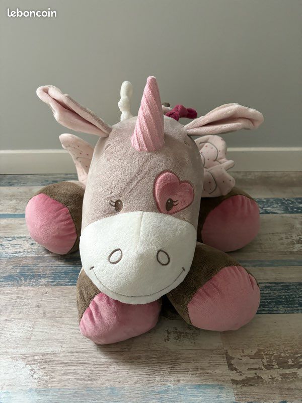 Peluche licorne Nattou (image 3)