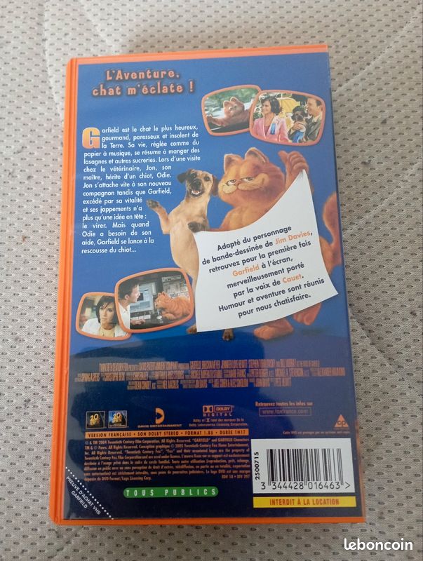 VHS Garfield - DVD - Films