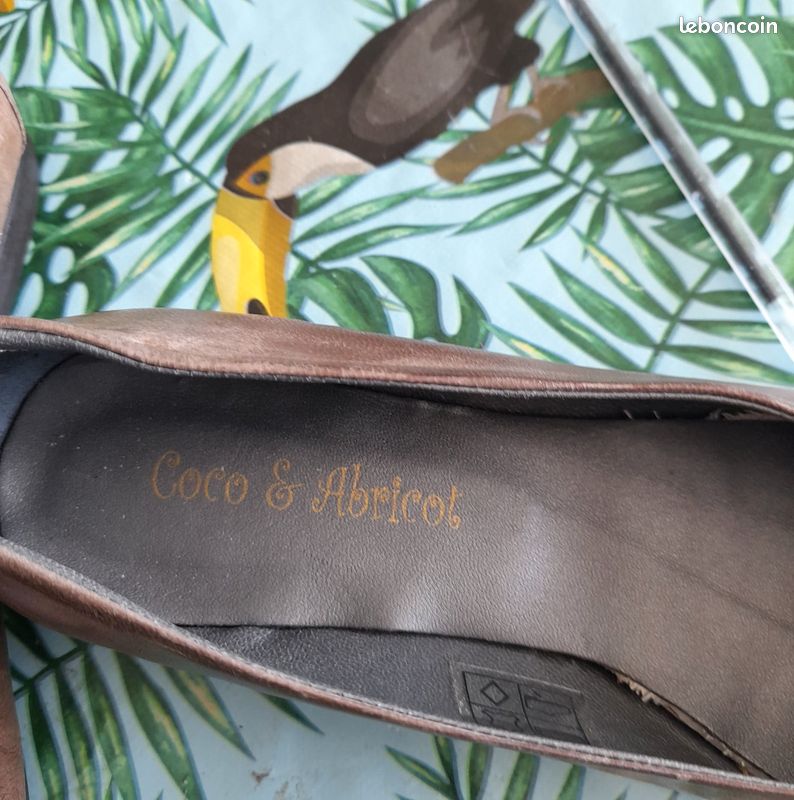 Ballerine coco et abricot T 36 (image 2)