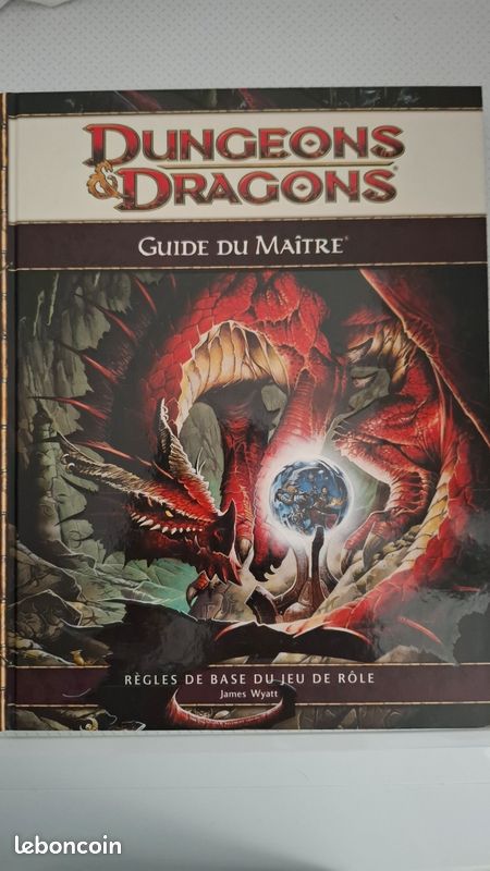 ​Livre Jeu de Rôle Dungeons & Dragons (D&D) 4e Édition - Guide du Maître (VF) (image 1)