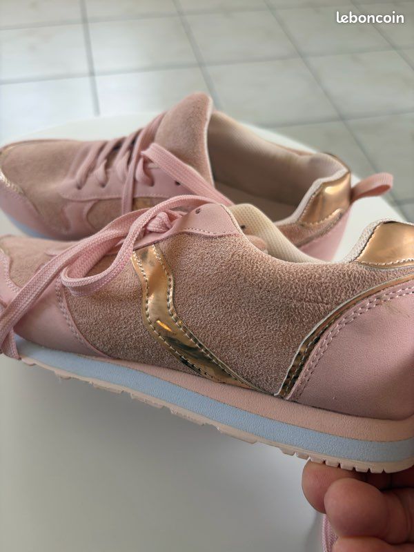 Basket rose taille 37 (image 7)