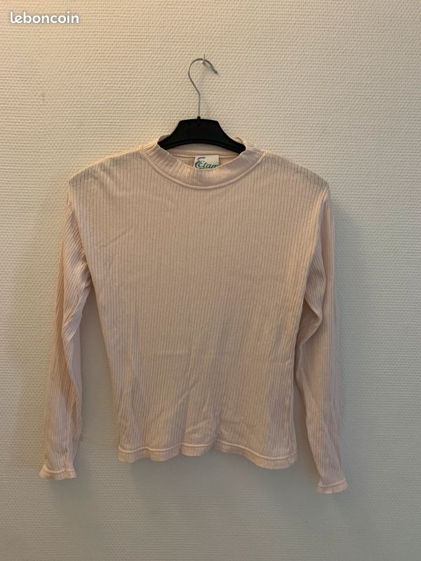 Sous pull coton Etam T 36/S idéal Mi-saison Vêtements